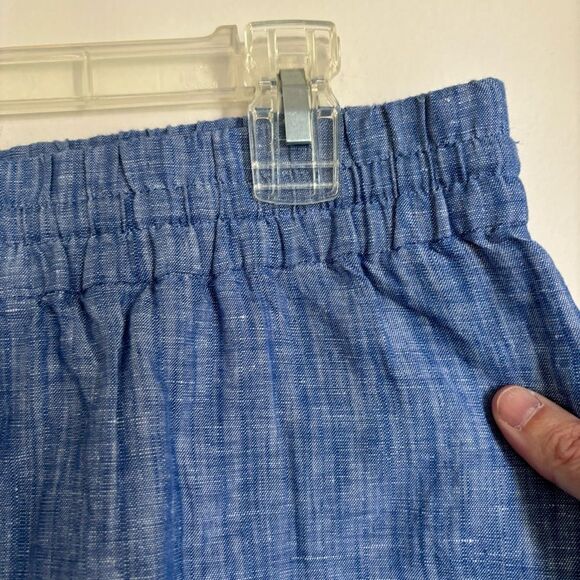 Talbots Women’s linen cotton blend a-line drawstring light weight skirt NWT PXL! - Picture 3 of 9